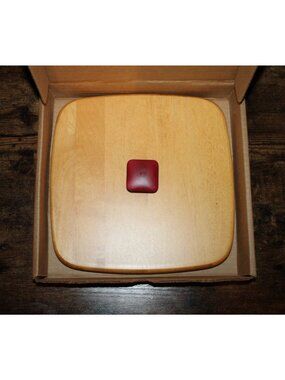 Longaberger WoodCrafts Lid 1995 Christmas Cranberry Basket 59501 NIB NEW